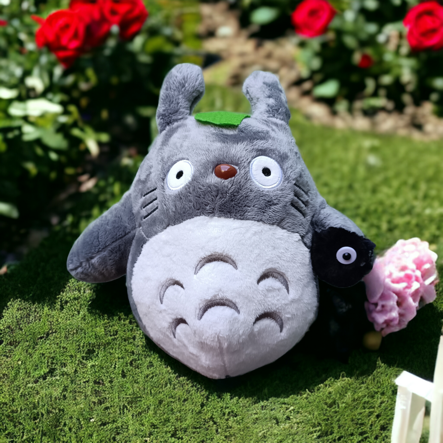 Peluche Totoro y susuwatari 35 cm