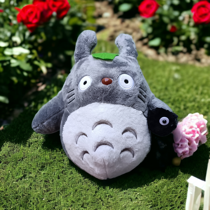 Peluche Totoro y susuwatari 35 cm