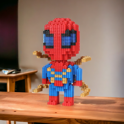 Bloques para armar Spider-man 600 pcs 11 cm x 7 cm