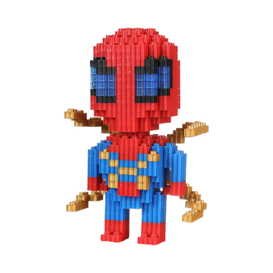 Bloques para armar Spider-man 600 pcs 11 cm x 7 cm