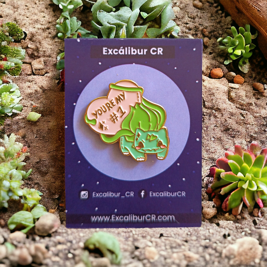 Pin Bulbasaur "You are My #1"