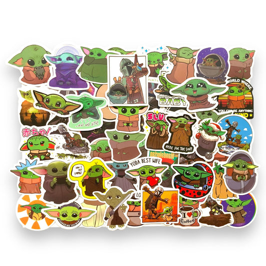 Set de 50 stickers Grogu