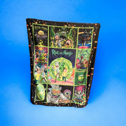 Cobija Rick y Morty 130 cm x 100 cm