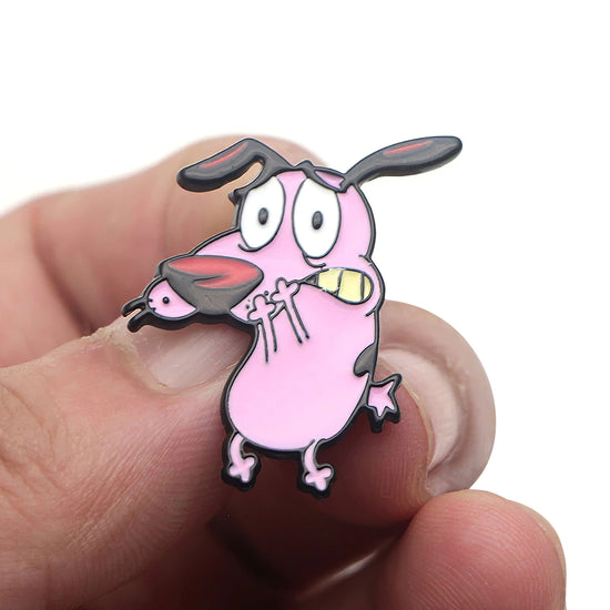Pin Coraje Perro Cobarde