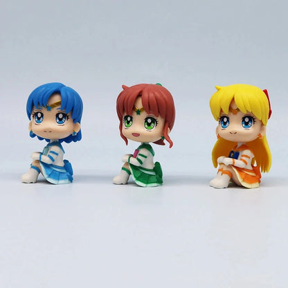 Set de 6 figuras Sailor Moon 8 cm