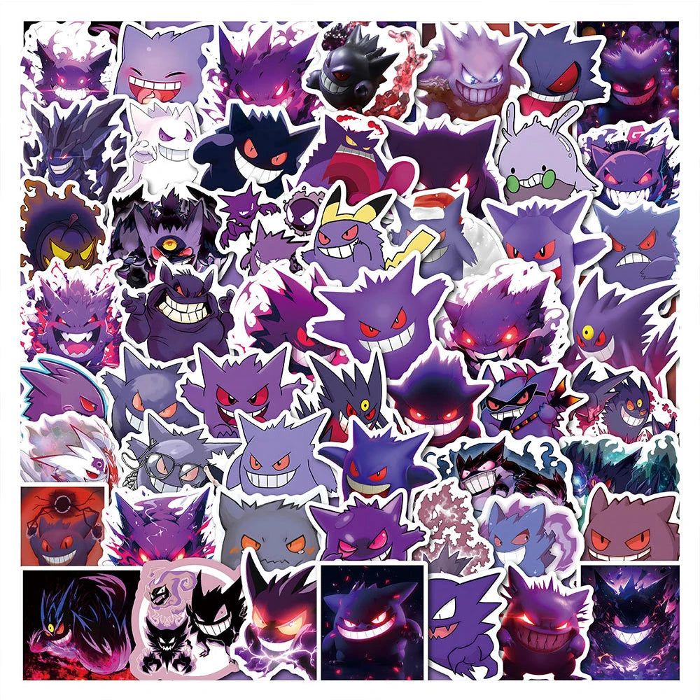 Set de 50 stickers de Gengar