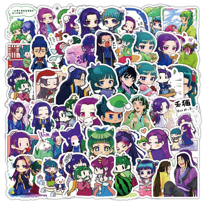 Set de 50 stickers de Los diarios de la Boticaria