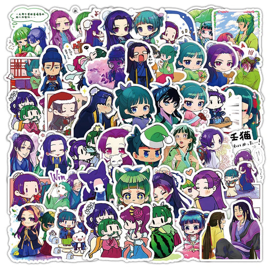 Set de 50 stickers de Los diarios de la Boticaria