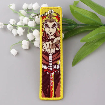 Llavero tejido Rengoku