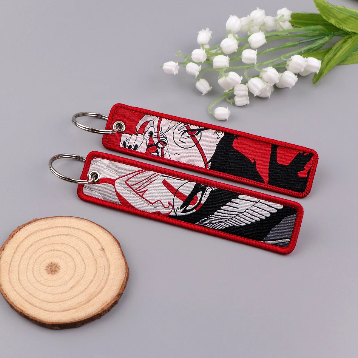 Llavero tejido Okarun de Dan Da Dan