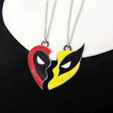 Set de collares Deadpool y Wolverine BFF