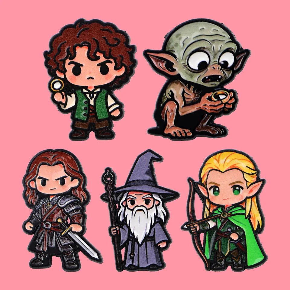 Set de 5 pines Señor de los Anillos