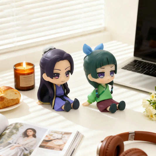 Set de figuritas Maomao y Jinshi de Los diarios de la Boticaria 6 cm