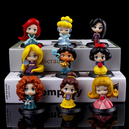 Set de 9 princesas Disney