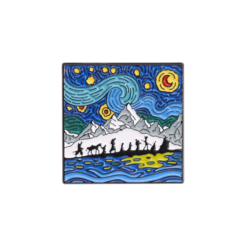 Pin Señor de los Anillos x Van Gogh