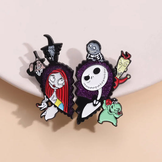 Set de pines Jack y Sally