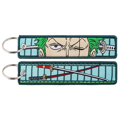 Llavero tejido Zoro One Piece