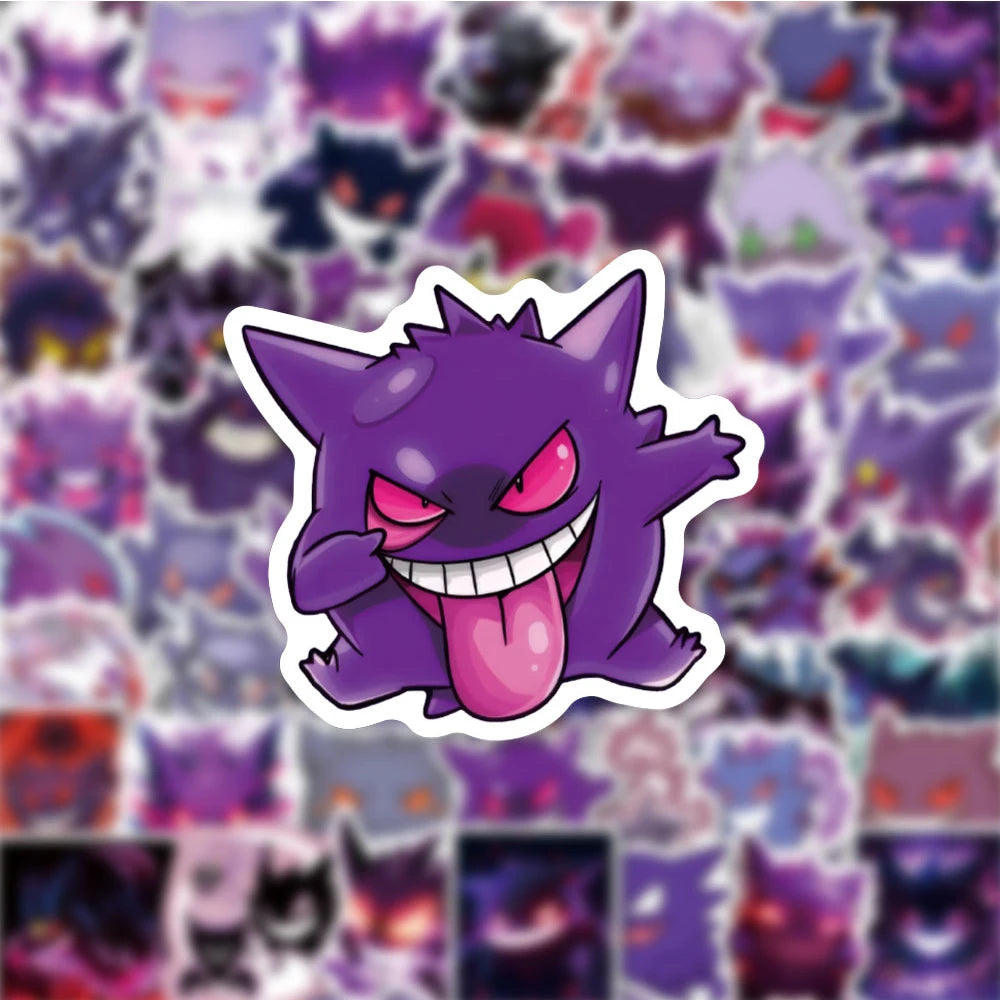Set de 50 stickers de Gengar