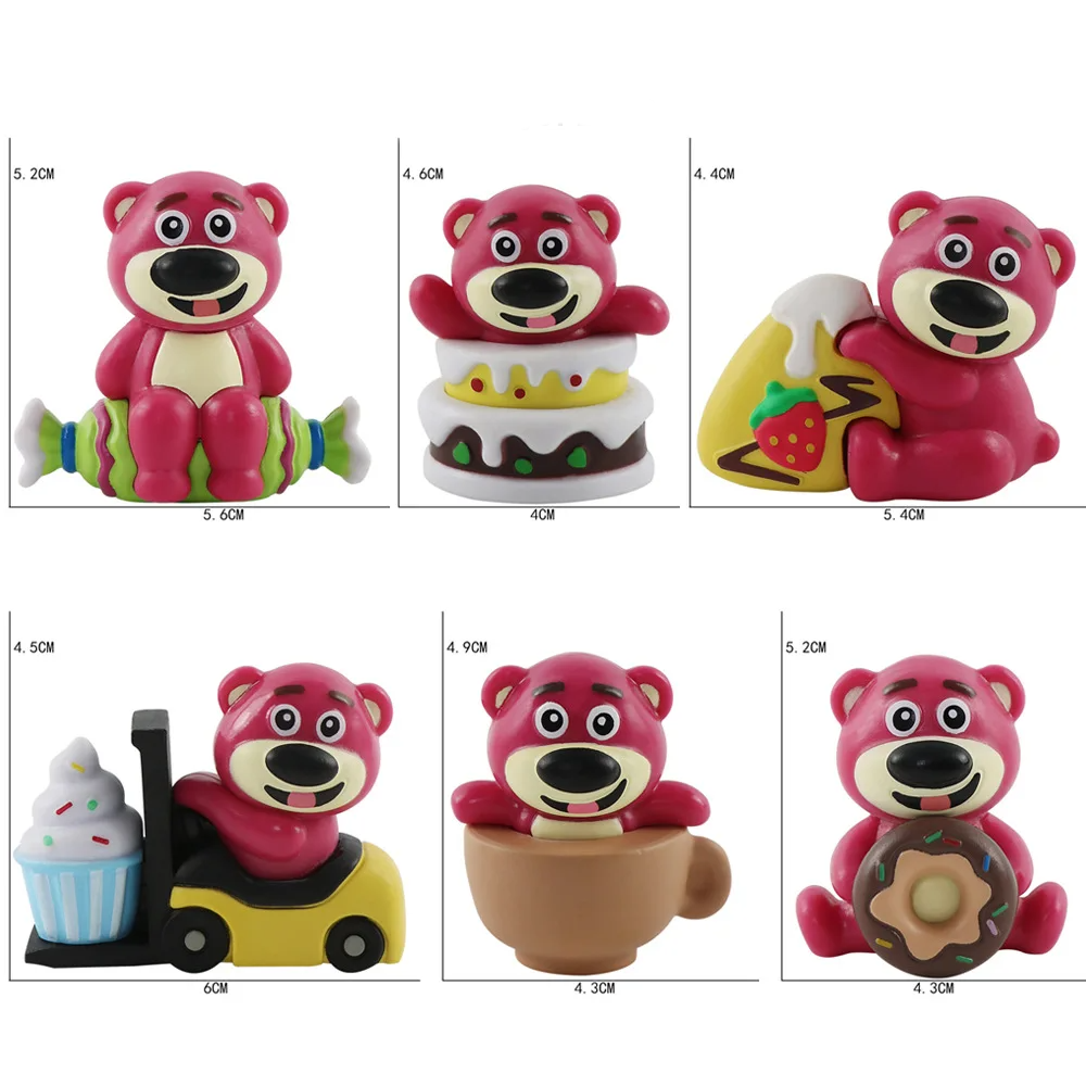 Set de 6 figuras de Lotso 4-5 cm