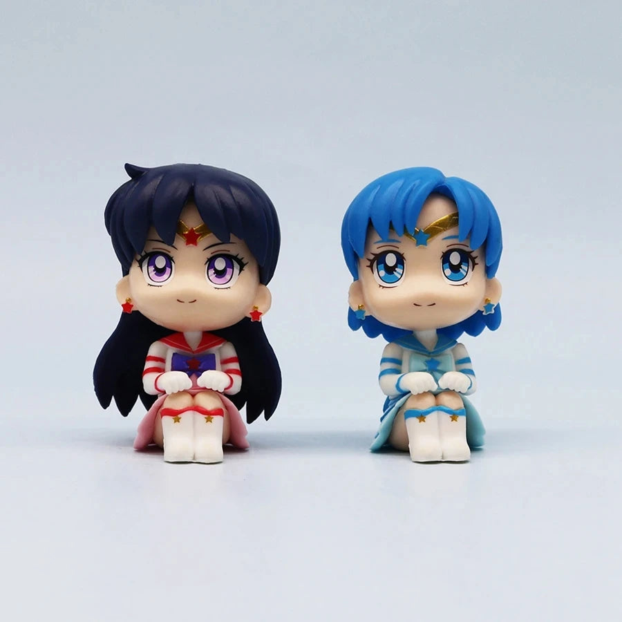 Set de 6 figuras Sailor Moon 8 cm