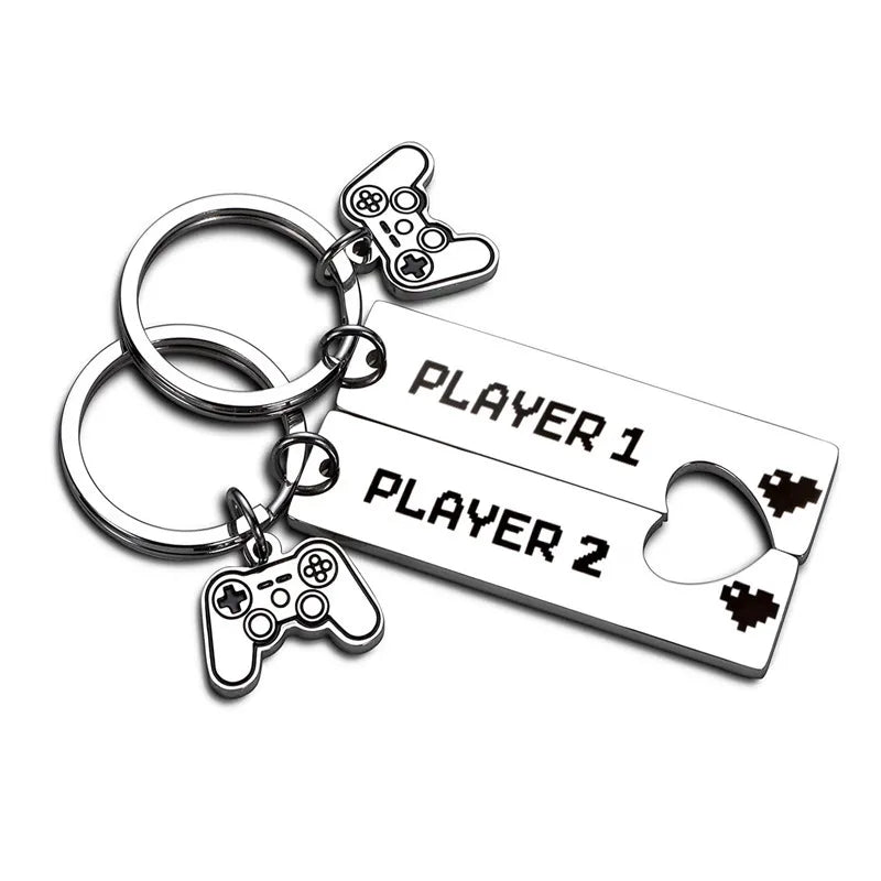 Set de llaveros Player 1 & Player 2