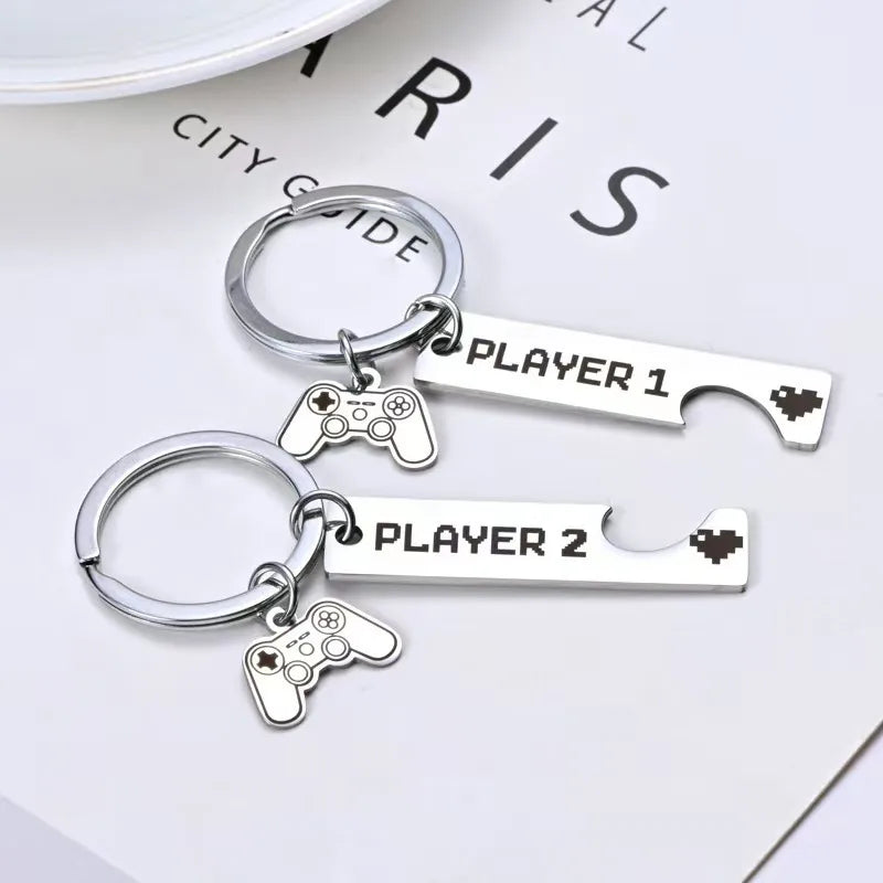 Set de llaveros Player 1 & Player 2