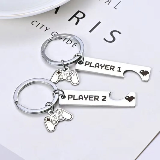 Set de llaveros Player 1 & Player 2