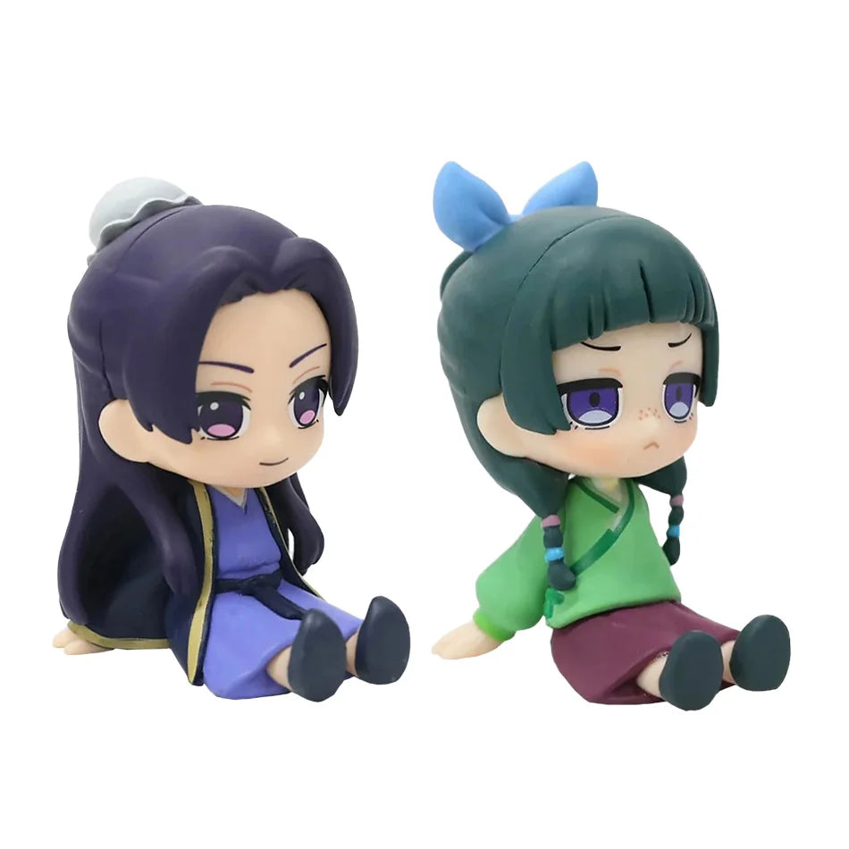 Set de figuritas Maomao y Jinshi de Los diarios de la Boticaria 6 cm