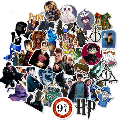 Set de 50 stickers Harry Potter