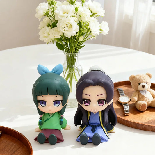 Set de figuritas Maomao y Jinshi de Los diarios de la Boticaria 6 cm