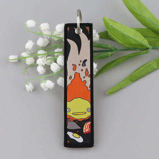 Llavero tejido de Calcifer
