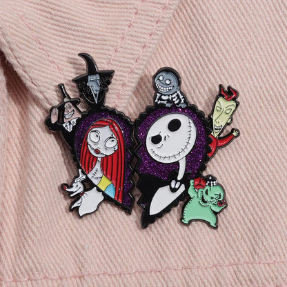 Set de pines Jack y Sally