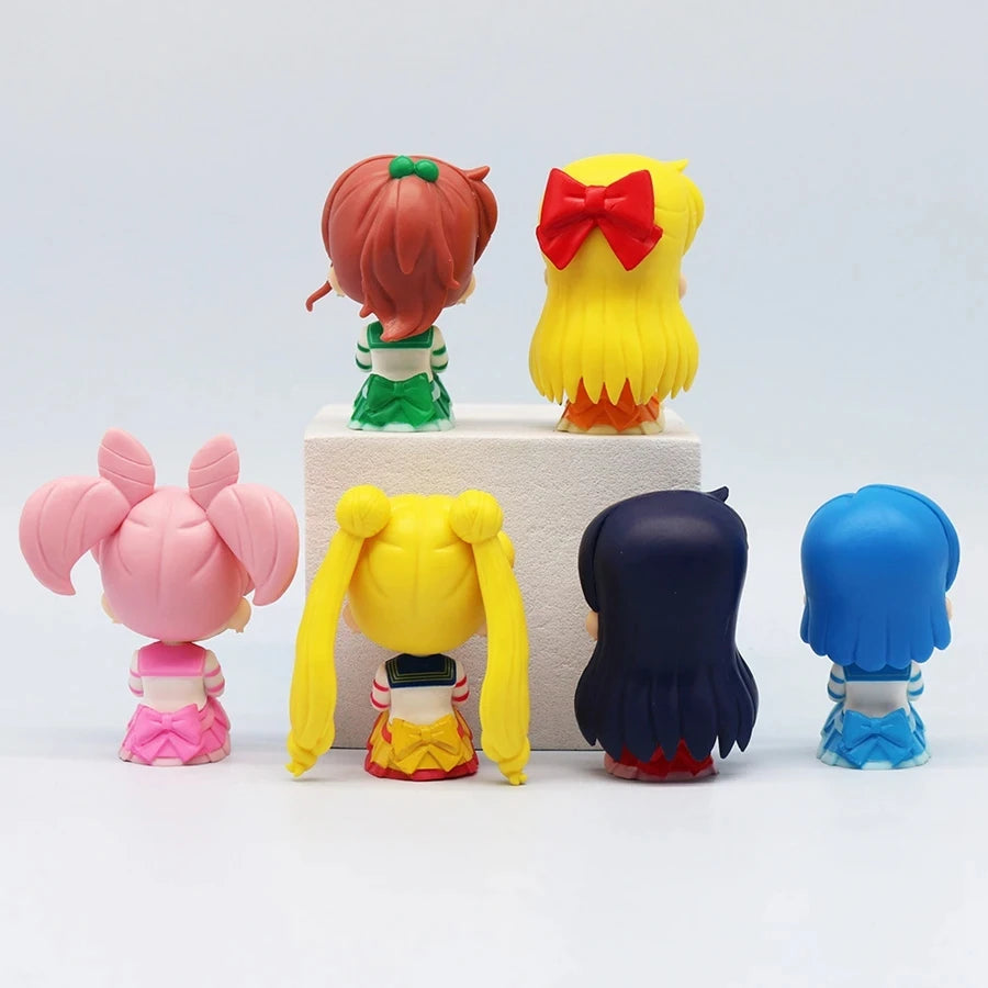 Set de 6 figuras Sailor Moon 8 cm