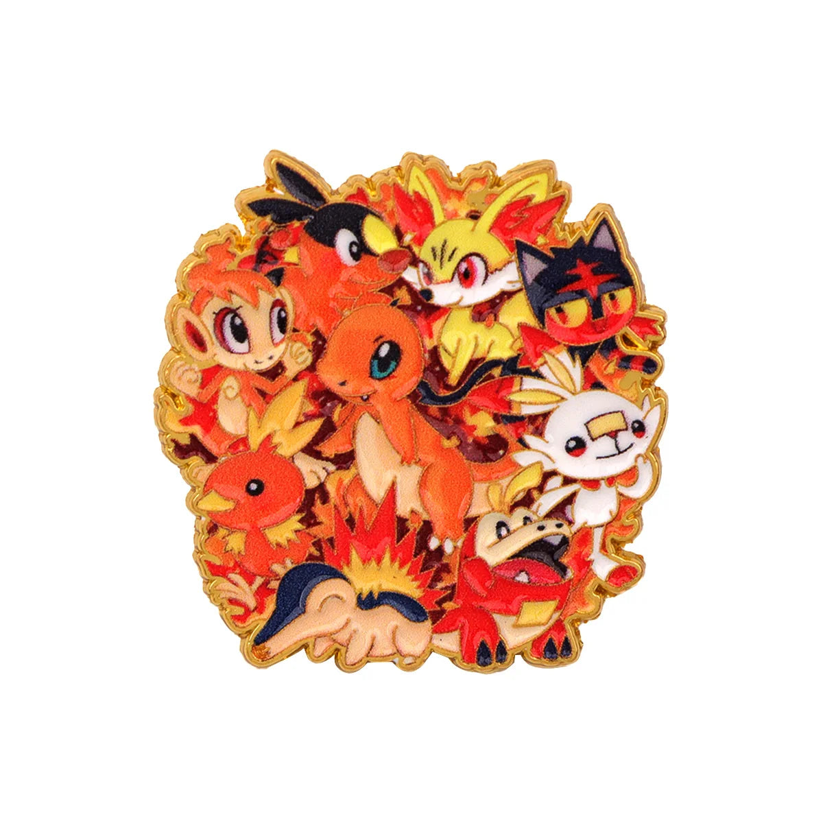 Pin Pokémon — Tipo Fuego