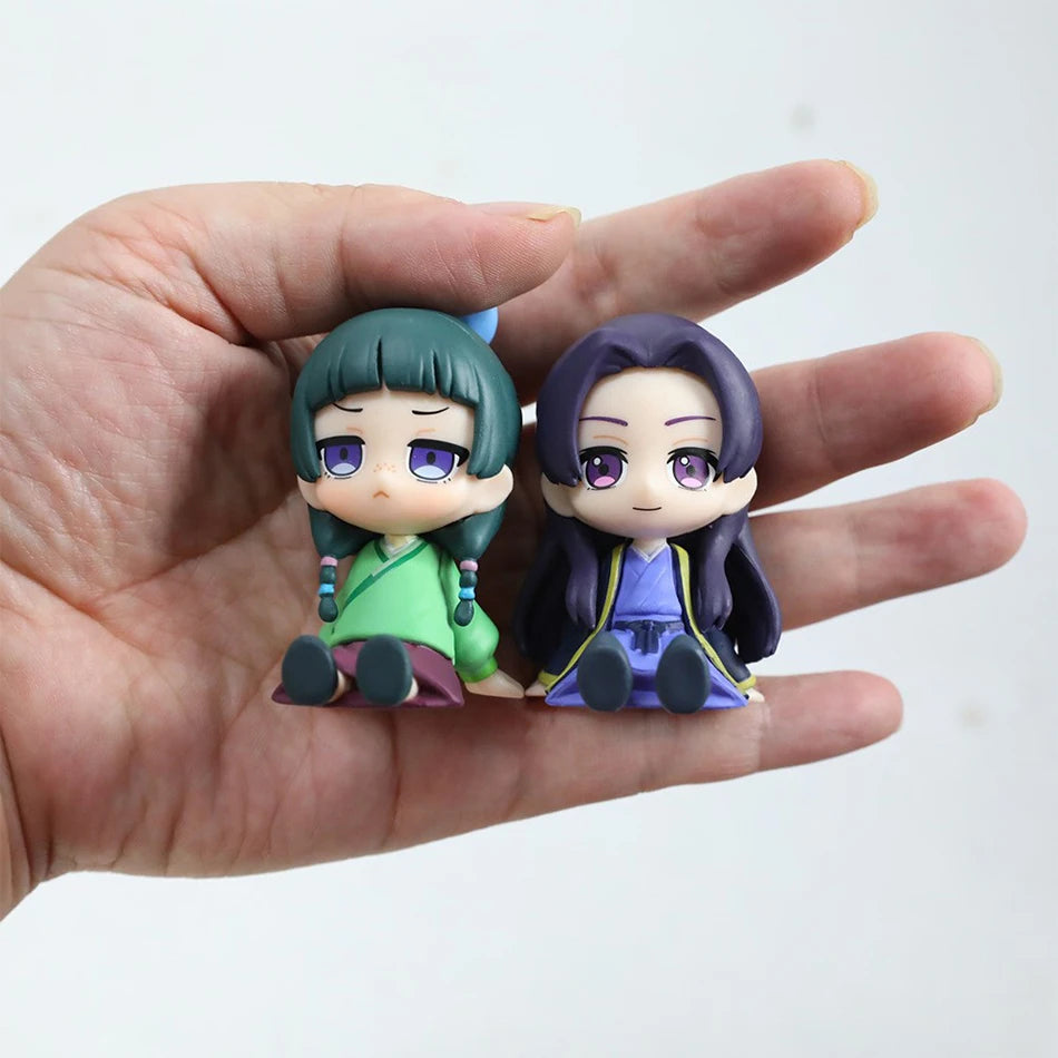 Set de figuritas Maomao y Jinshi de Los diarios de la Boticaria 6 cm