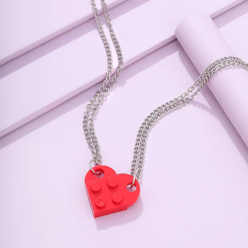 Set de collares corazón lego