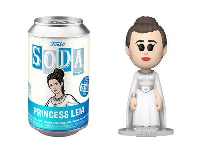 Figura sellada Funko Vinyl Soda: Princesa Leia (Posibilidad de Chase)