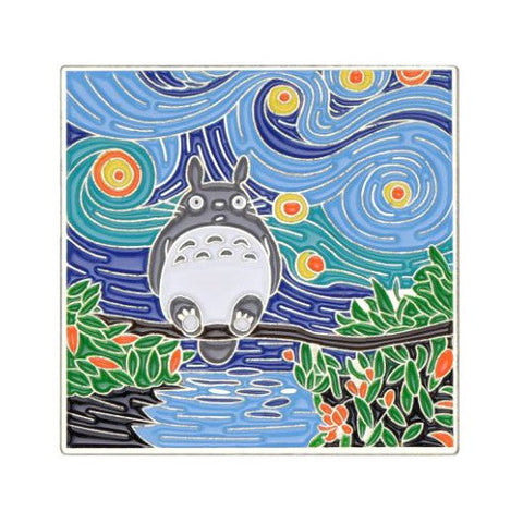 Pin Totoro Noche Estrellada