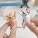 Set de 5 gatitos bailarines "sostenedores" 5 cm