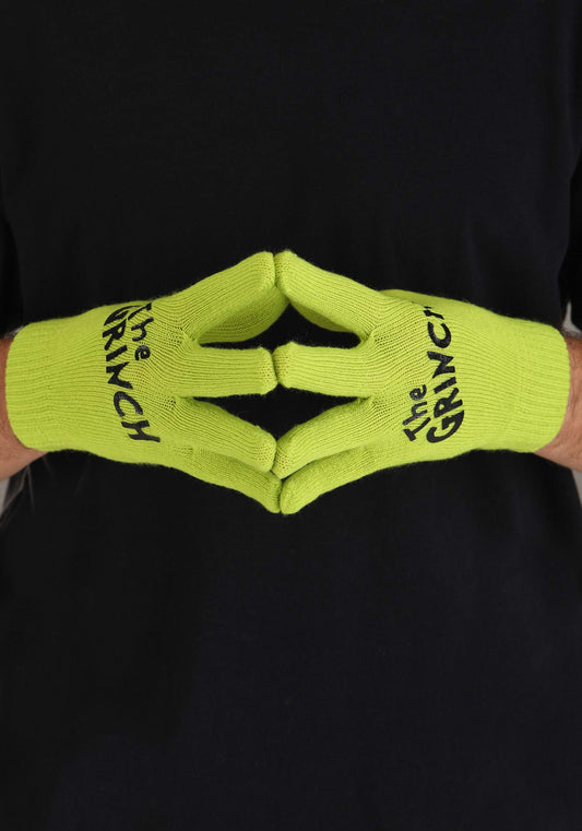 Set original de gorro y guantes de El Grinch