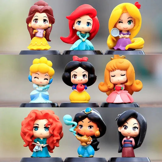 Set de 9 princesas Disney