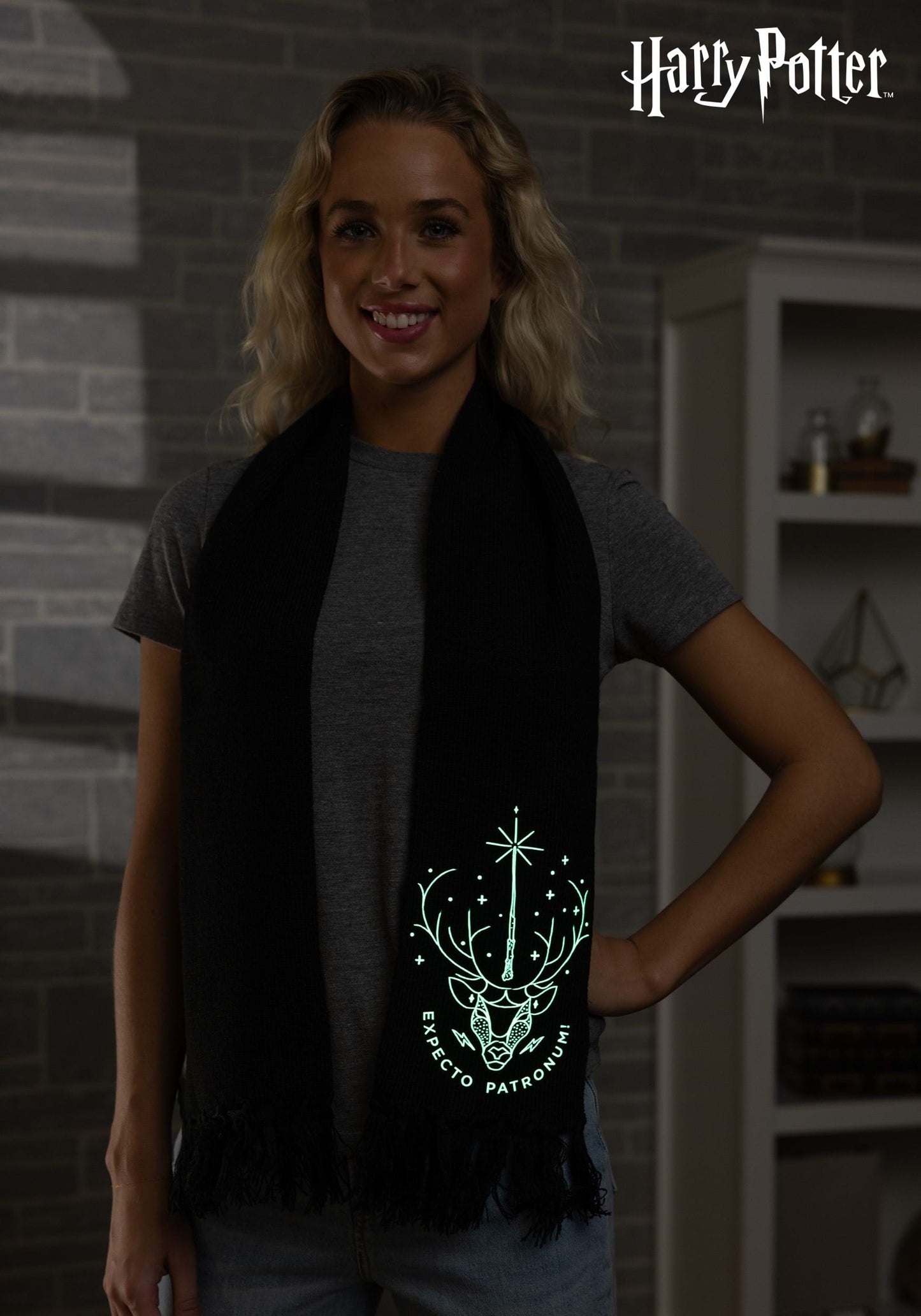 Bufanda original Patronus *Brilla en la oscuridad*