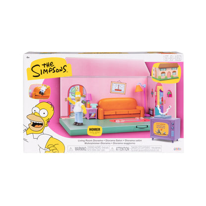 Set Diorama original de la sala de Los Simpson