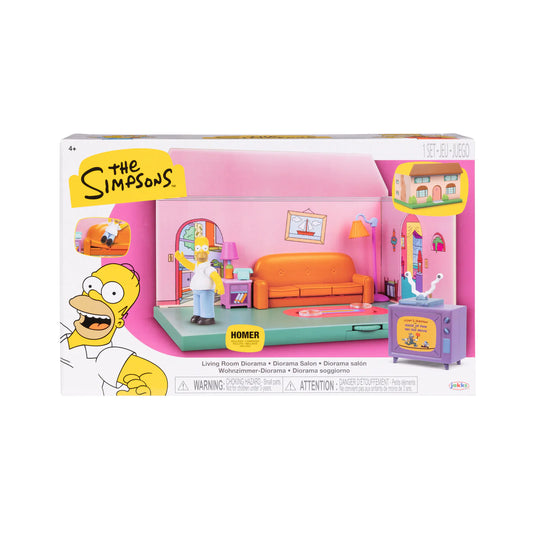 Set Diorama original de la sala de Los Simpson