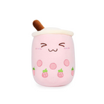 Peluche Bubble Tea rosa 20 cm