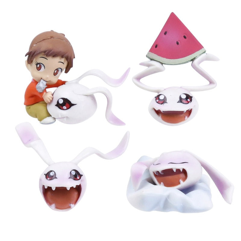 Set de 4 figuras Digimon Koromon