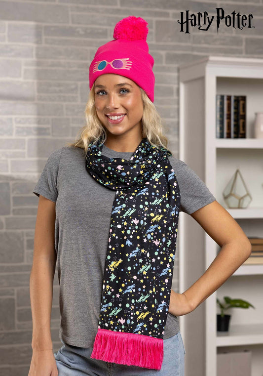 Set original de gorro y bufanda Luna Lovegood