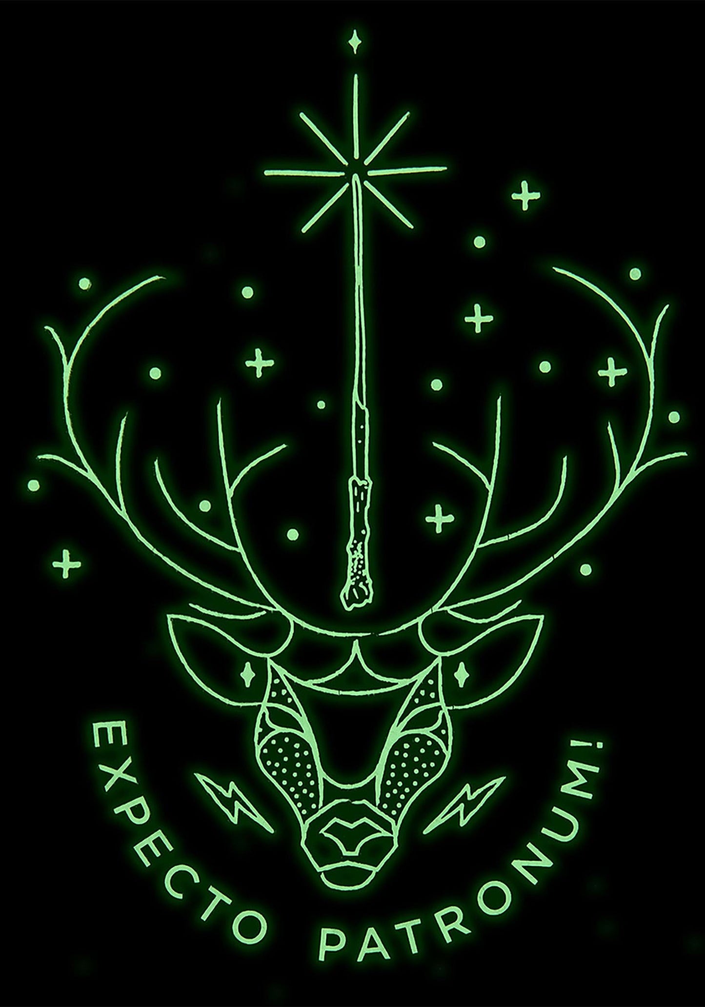 Bufanda original Patronus *Brilla en la oscuridad*