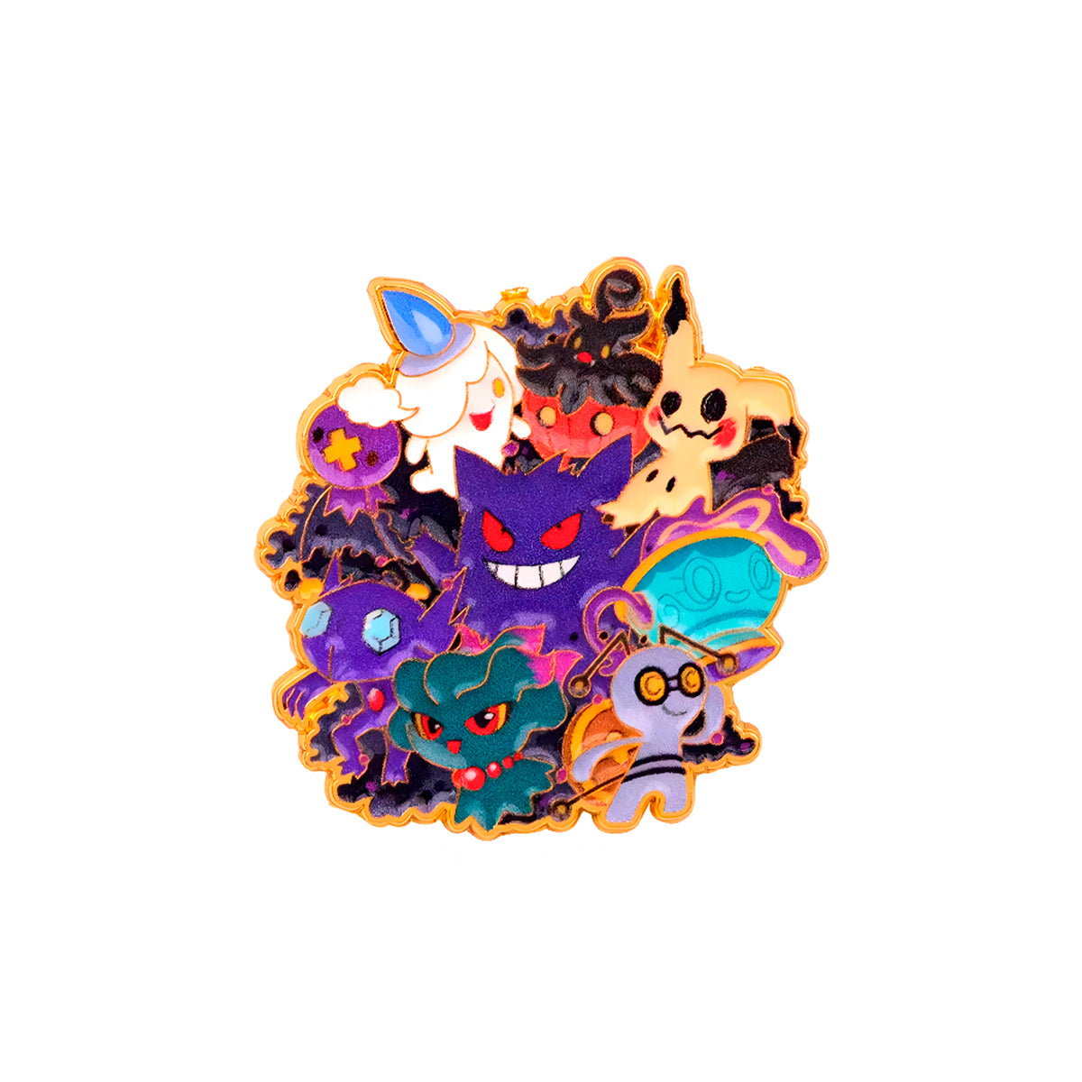 Pin Pokémon — Tipo Fantasma