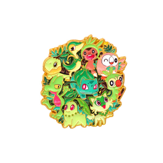 Pin Pokémon — Tipo Planta